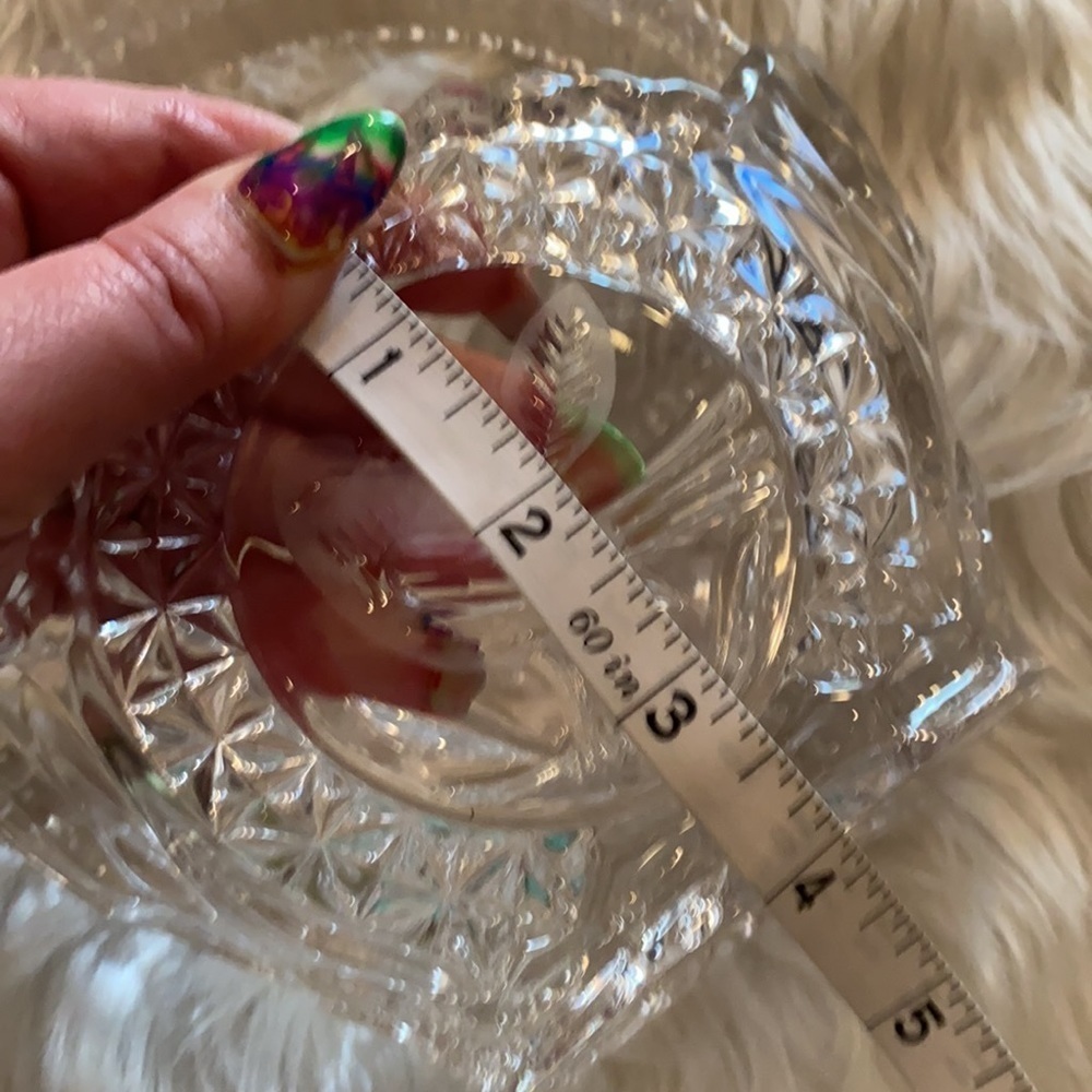 Vintage Hofbauer crystal basket - Picture 8 of 10